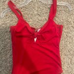 H&M Red Bodysuit Photo 0