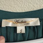 Andree by Unit  Deep Green Halter Top Photo 1