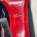 Christian Louboutin Black Patent Leather Simple Pumps Size 41 US 11 Photo 6