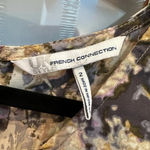 French Connection  Olive Camo Camouflage Watercolor Sleeveless Dress Size 2 XS Photo 12