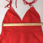 Lulus Women’s Classic Linen Blend Style Refresh Red Midi Skater Dress Size XL Photo 5