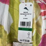 Tommy Bahama  Shirt L Womens Multicolor Linen Viscose Floral Button Pullover Top Photo 3