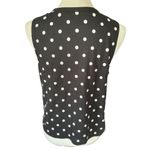 Disney Black With White Polka Sots Sleeveless Mickey Size Large Photo 1