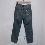 Urban Outfitters BDG Charcoal Wash Denim High Rise Button Fly Slim Straight Jean Photo 4