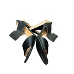 Prada  Iconic Retro Satin Sandals Shoes Slingback Peep Open Toe Pumps  Size 39 Photo 10