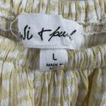 Kiwi & Punch Yellow Romper‎ Ruffle Shoulder Smocked Bodice Size Large New Photo 3