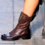 Roma Eccellenza Donna  Chocolate Brown Leather Boots Photo 1