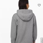 Lululemon -all yours zip hoodie- heathered core medium grey- small Photo 2