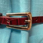 White House | Black Market Leather Classic Adjustable Waist Metal Handwear Belt OS Photo 0