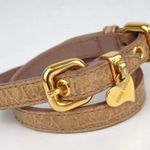 Miu Miu Authentic  heart bracelet leather Photo 1