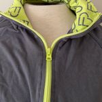 Live Love Dream AéRopostale  1/4 zip pull over longsleeve shirt top gray green Large Photo 2