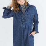 Madewell  Denim Popover Shirt Dress SZ .XS Photo 1
