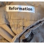 Reformation Women Sz 0 Wide Leg Mason Pants Khaki Career Office Closet Staple Photo 7