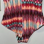 Emily B One Piece Swimsuit Pink & Orange Southwest Print Women’s Medium M Photo 8
