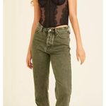 Urban Outfitters BDG High-Waisted Slim Straight Jean in Washed Green Women's 29 Photo 1