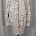 Anthropologie  Lia Molly Dolman Sleeve Cardigan Sweater Rainbow Size Small Photo 10
