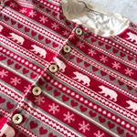 Little Blue House by Hatley Fair Isle Bear Adult Union Suit Photo 13