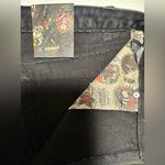 Ed Hardy ‎ Tigers Zipper Front Mini Denim Skirt Black Colorful Graphic Design L Photo 6