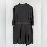 Ming Wang  black Pleated Knee-Length Dress size large NWT Photo 2