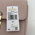 Michael Kors  Brandi Leather Shoulder Bag With Gold Hardware Photo 9