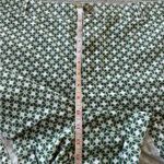 Banana Republic Green and White Printed Flat Front Short Chino Khaki Shorts 16 Photo 4