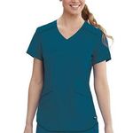 Grey's Anatomy BARCO  Women's Avana Top, Easy Care V-Neck Medical Scrub 4 Pockets Photo 0