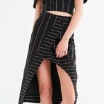 Finders Keepers NWT  Alps Pinstripe Wrap Midi Skirt Size Small Photo 0