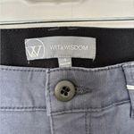 Wit & Wisdom chino casual pants sz 4 *mended* Gray Photo 1