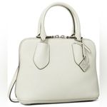 Tory Burch Mini Swing Satchel Leather Bag WHITE Photo 4