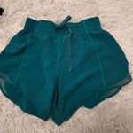 CRZ Yoga Running Shorts Green Teal Turquoise Photo 1