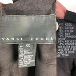 Yansi Fugel Reversible Wool/Silk Brown Jacket XS Photo 8