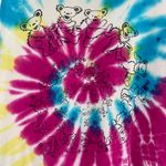 Grateful Dead Rainbow Tie Dye Teddy Bear Spiral High Low Hem Muscle Tee Tank Top Photo 3