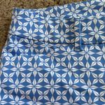 Old Navy NWT  High Waisted Pixie Trouser Shorts Blue Tile White Geometric 12 Photo 4