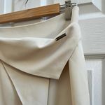Essentiel Michelle Belau Ivory Faux Wrap Mini Skirt Size Small Romantic Chic Photo 7