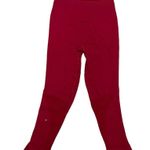 Lululemon  Zone In Crop 21" Leggings Berry Rumble seamless High Rise Size 4 Photo 5