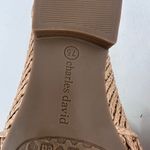 Charles David  NWOT Women’s Finite‎ Woven Raffia Loafer Size 7.5M Tan Flats Photo 2