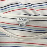 J.Crew  White Colorful Striped T Shirt Dress Size XS Photo 6