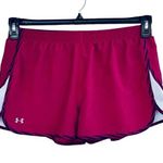 Under Armour Large Semi-Fitted Shorts Heat Gear Elastic Waist Quick Dry Womens Photo 0