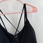 Skinny Dippers Swimsuit Size Large NEW Jelly Beans Suga Babe Lace Up Black NWOT Photo 10