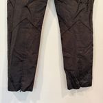 Diane Von Furstenberg Diane Von Fursternberg Velvet Black Straight Pants Photo 4