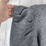 1. State  Sweater Womens Medium Gray Puff Sleeve Minimalist Chic Preppy Capsule Photo 3