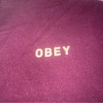 Obey  - Maroon Hoodie - Large Photo 1