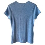 Claudia Nichole Blue 100% Cashmere Short Sleeve Sweater Size Medium Photo 1