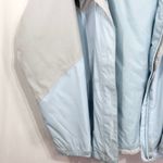 The North Face  XL Jacket Colorblock Windbreaker Hooded Blue‎ Hiking Coat C Photo 2