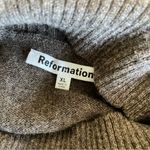 Reformation Arco Cashmere Mock Neck Sweater Vest in Brown Size XL Photo 2