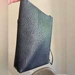 Vintage black Faux leather medallion wrinkle grain boho retro crossbody bag Photo 2