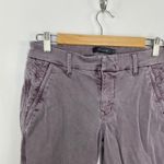 Level 99 Liza Mid Rise Grassy Grey Purple Skinny Trouser Pants Women's Size 28 Gray Photo 4