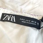 ZARA Tweed Bustier Tube Top Pink Purple Size S Cropped Sweetheart Neckline Photo 3