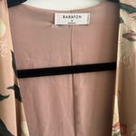 Babaton Aritzia  Pink Green Floral Wrap Dress S Photo 6