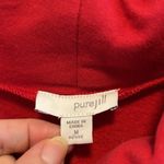 J. Jill Fleece Cowl Neck Dress, MP Red Size undefined Photo 3